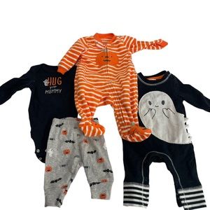 Cat & Jack Newborn 3 piece Halloween Set